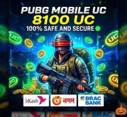 8100 UC ( PUBG MOBILE )